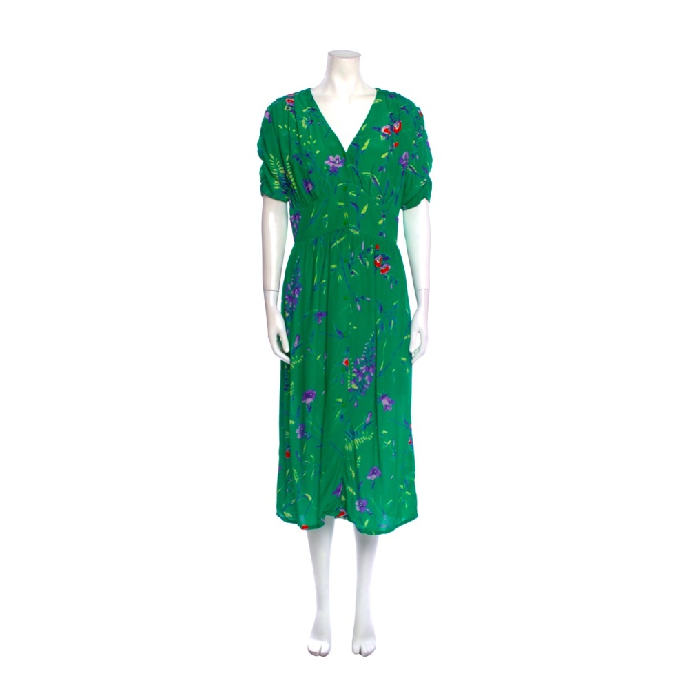 MAJE floral midi dress - size Small